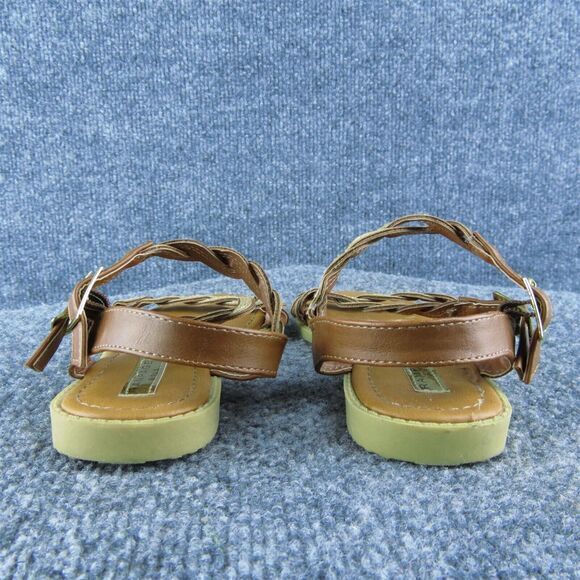 Rampage Youth Girls Sandals Shoes Size 13 Medium Brown Synthetic Buckle - Picture 5 of 9